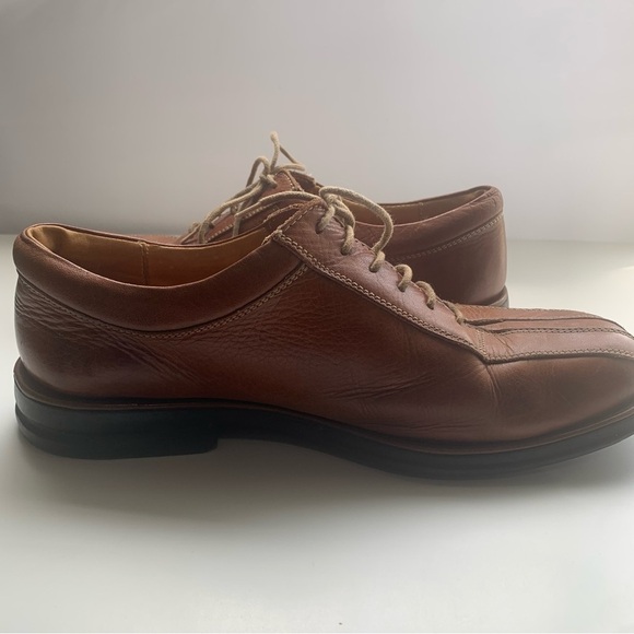Sandro Moscoloni Men’s Light Brown Comfort Walk Leather Oxford Made In Brazil - Picture 6 of 11